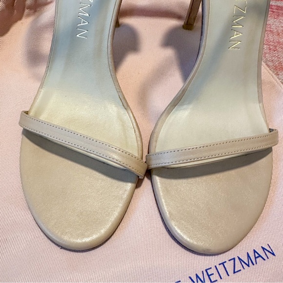 EUC Stuart Weitzman Nudistsong Heeled Sandals in Nude - Picture 11 of 17